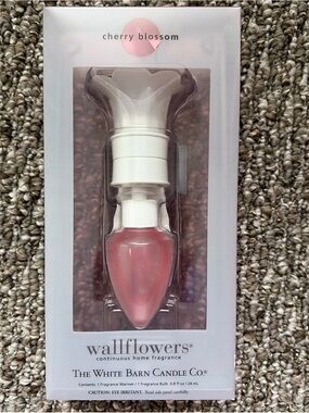 WHITE BARN CANDLE CO WALLFLOWERS CHERRY BLOSSOM FRAGRANCE WARMER and BULB